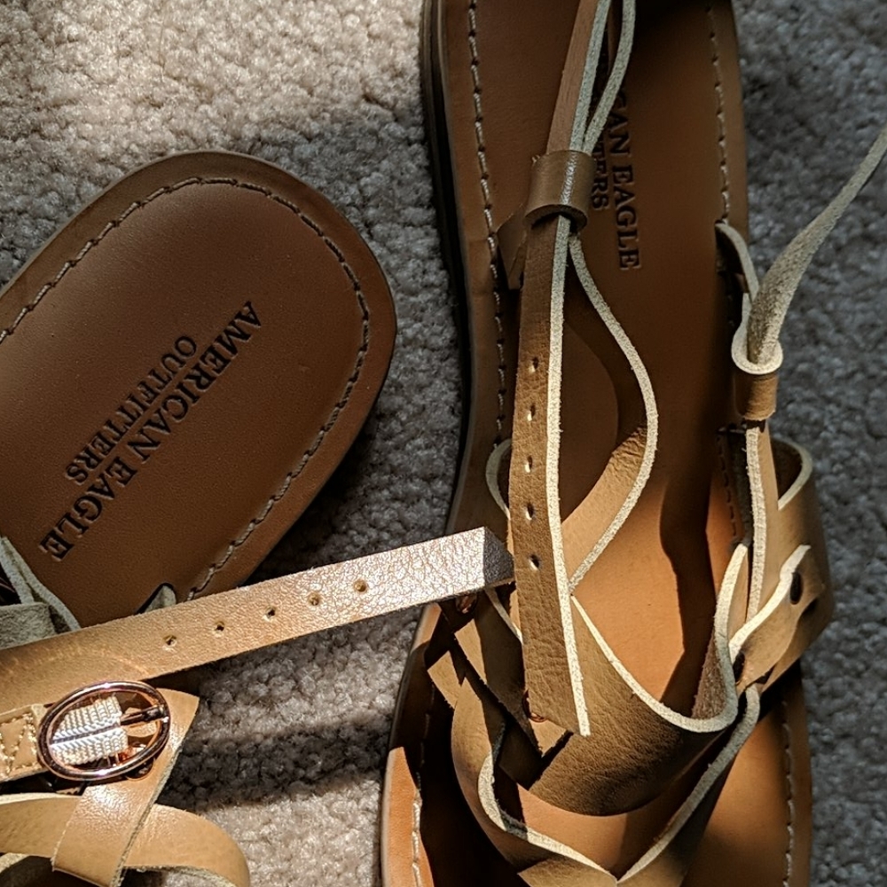 American Eagle Leather Sandals - Picture 6 of 6